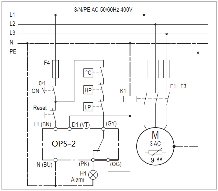 Pressure Switch Wiring Diagram from www.goldair-control.com
